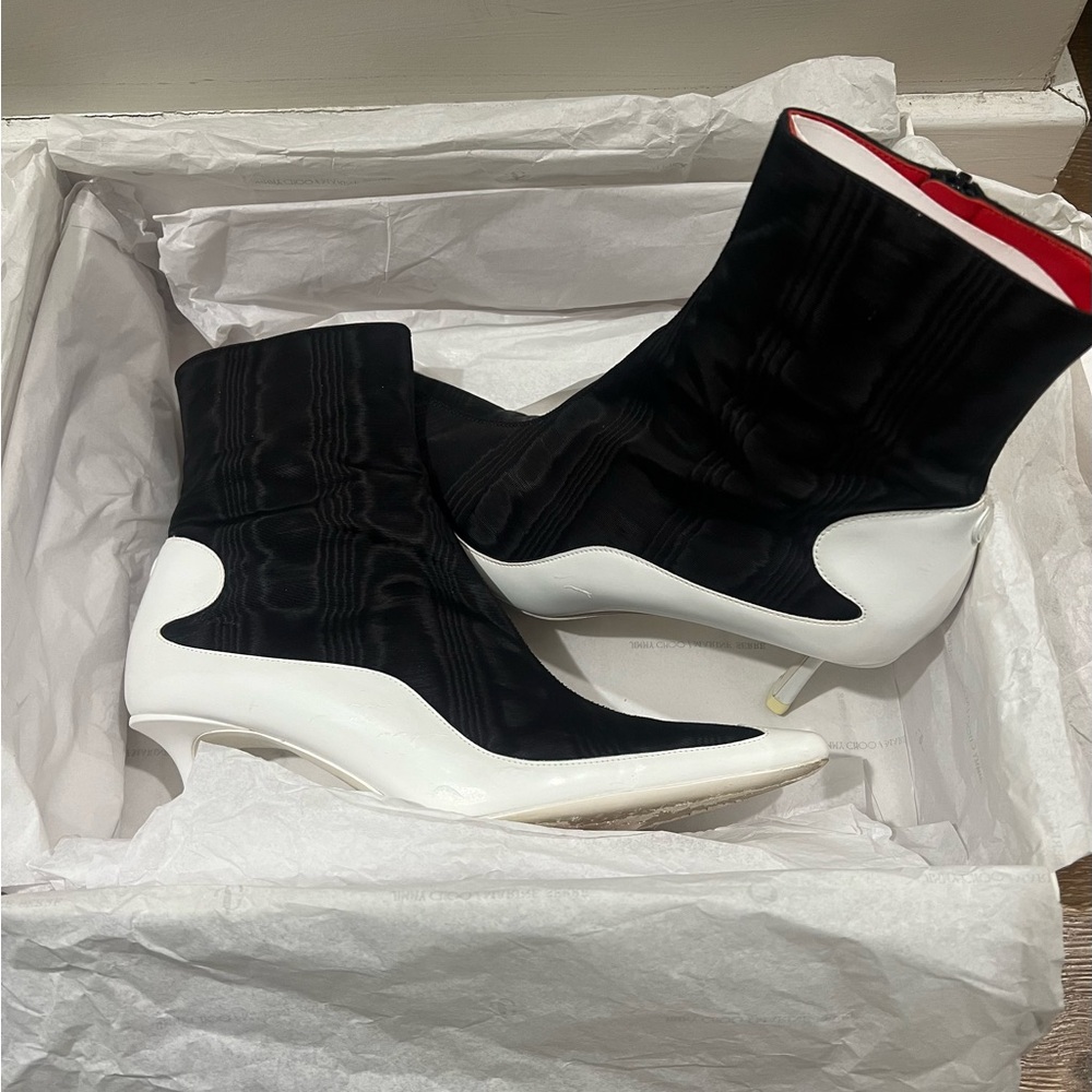 Jimmy Choo x Marine Serre Ankle Boots